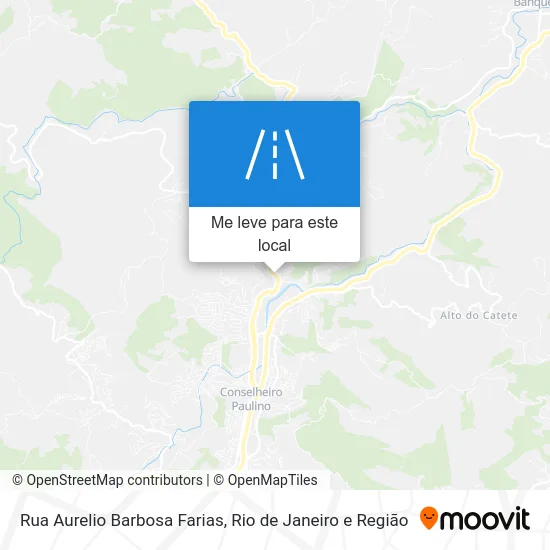 Rua Aurelio Barbosa Farias mapa
