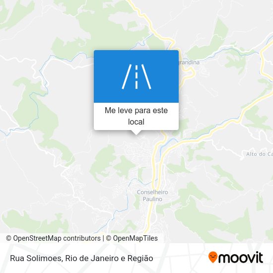 Rua Solimoes mapa