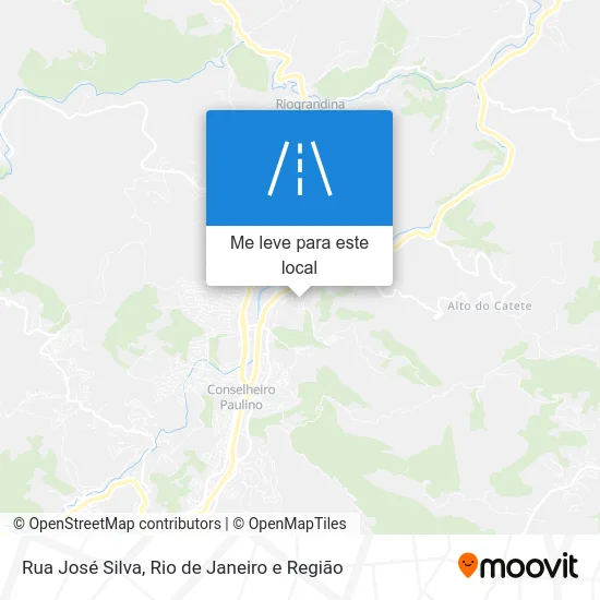 Rua José Silva mapa
