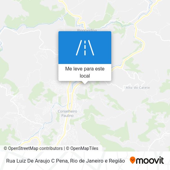 Rua Luiz De Araujo C Pena mapa