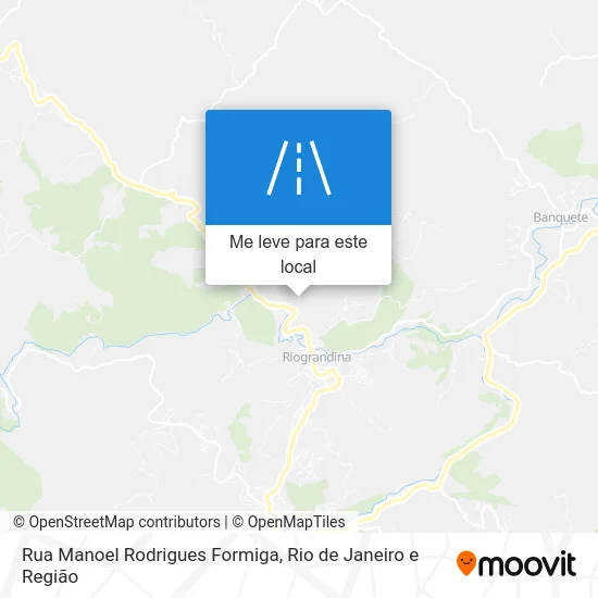 Rua Manoel Rodrigues Formiga mapa