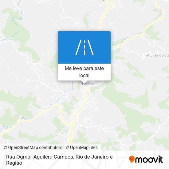 Rua Ogmar Aguilera Campos mapa