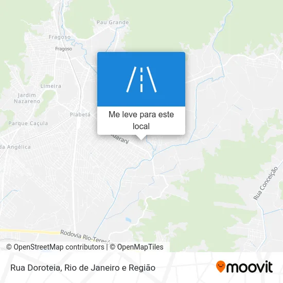 Rua Doroteia mapa