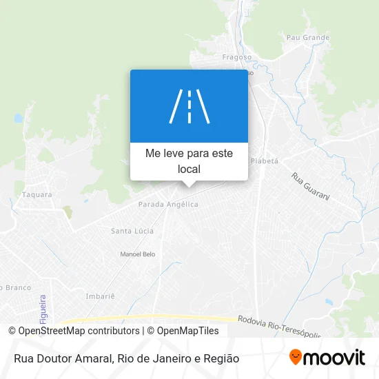 Rua Doutor Amaral mapa