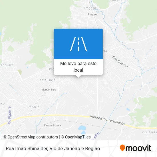Rua Imao Shinaider mapa