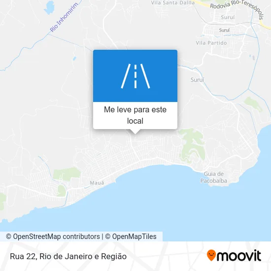 Rua 22 mapa