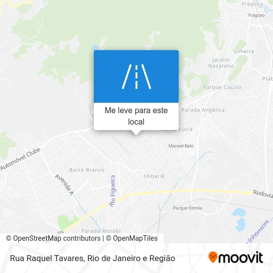 Rua Raquel Tavares mapa