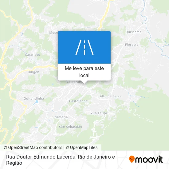 Rua Doutor Edmundo Lacerda mapa