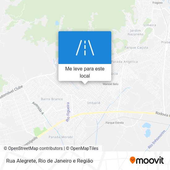 Rua Alegrete mapa