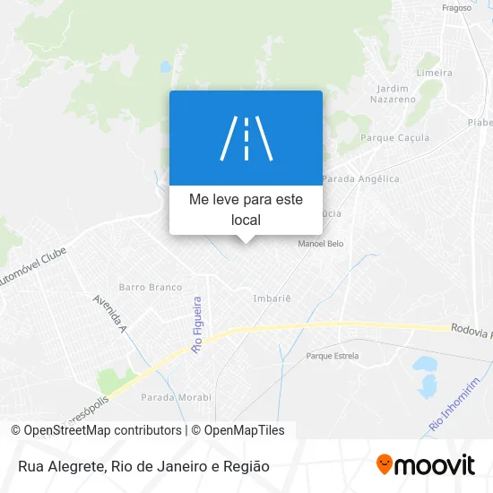 Rua Alegrete mapa