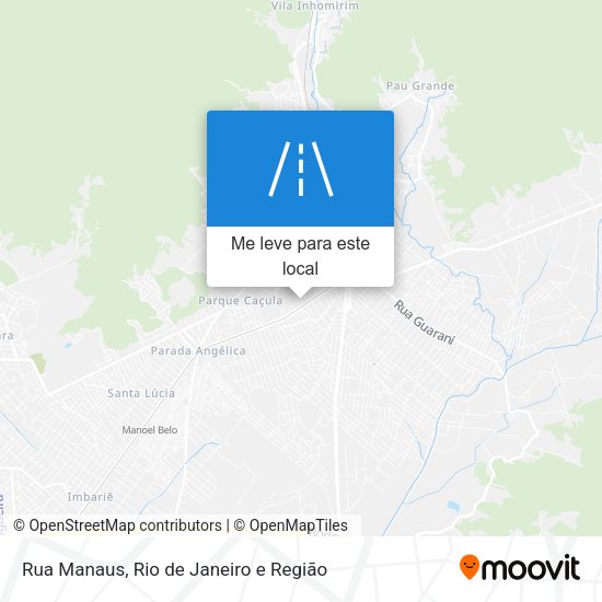 Rua Manaus mapa