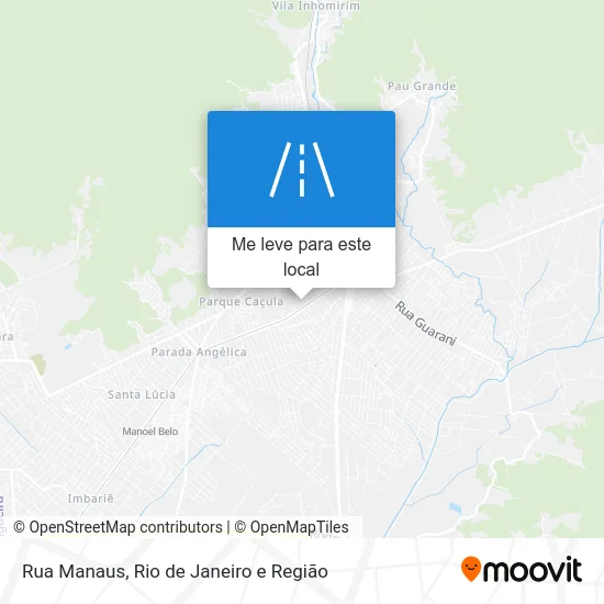 Rua Manaus mapa