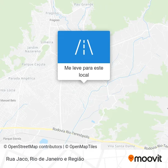 Rua Jaco mapa