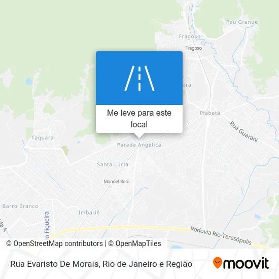 Rua Evaristo De Morais mapa