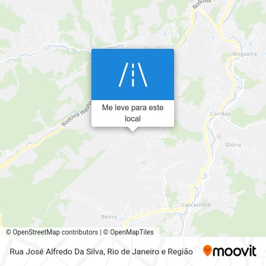 Rua José Alfredo Da Silva mapa