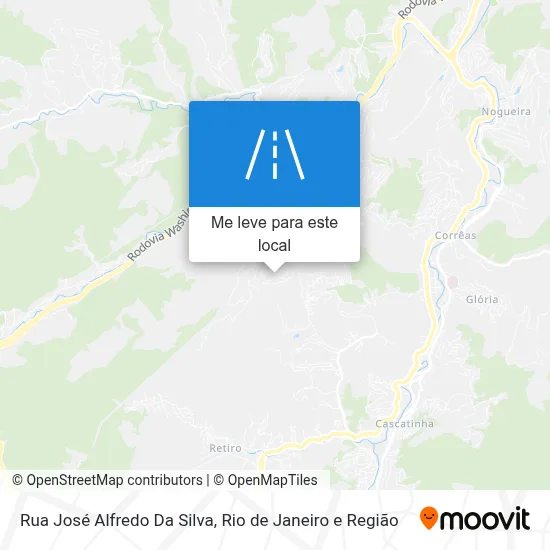 Rua José Alfredo Da Silva mapa
