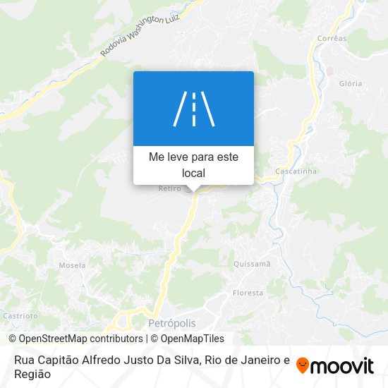 Rua Capitão Alfredo Justo Da Silva mapa