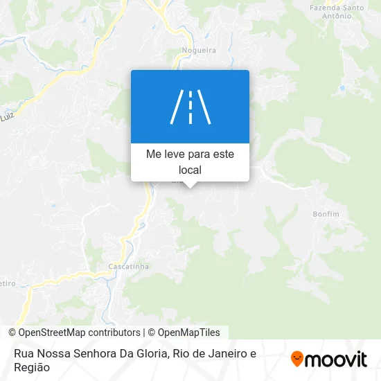 Rua Nossa Senhora Da Gloria mapa
