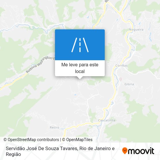 Servidão José De Souza Tavares mapa
