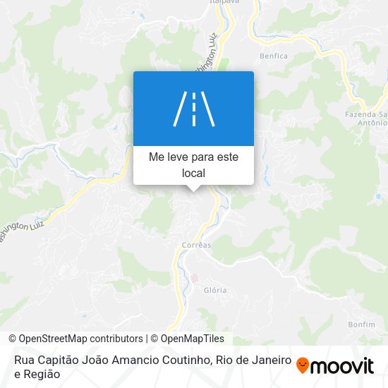 Rua Capitão João Amancio Coutinho mapa