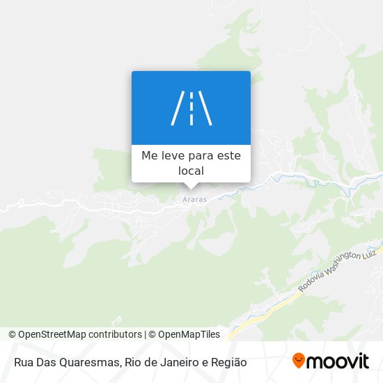 Rua Das Quaresmas mapa