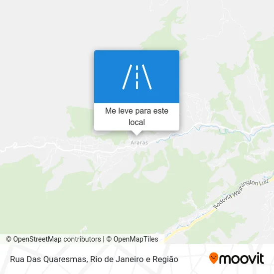 Rua Das Quaresmas mapa