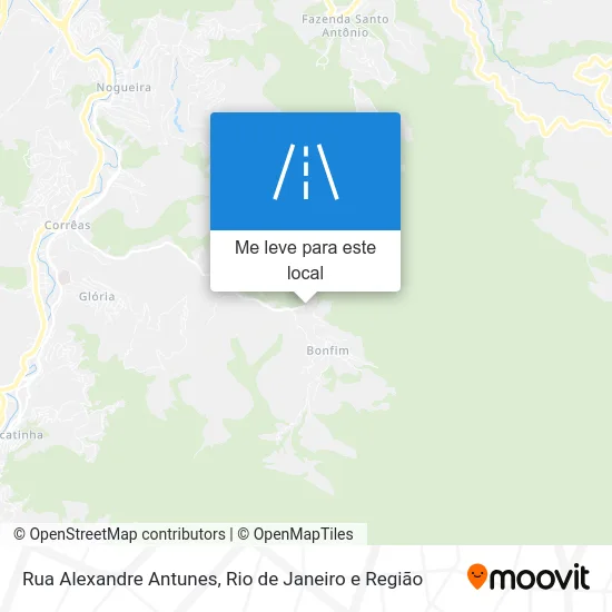 Rua Alexandre Antunes mapa