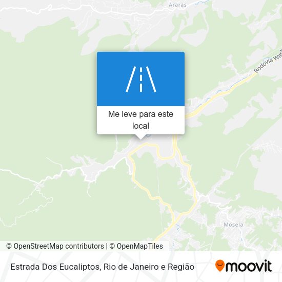 Estrada Dos Eucaliptos mapa