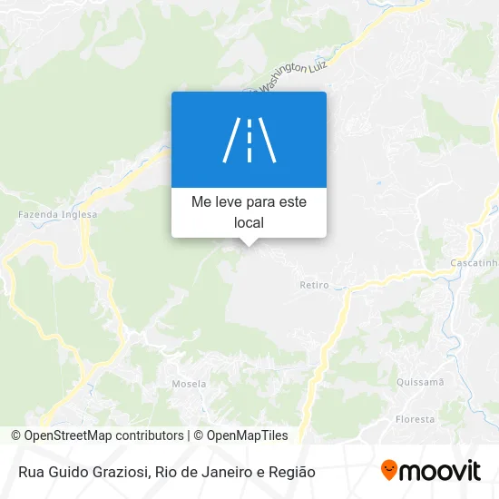 Rua Guido Graziosi mapa