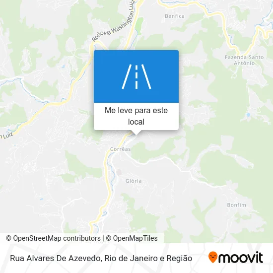 Rua Alvares De Azevedo mapa