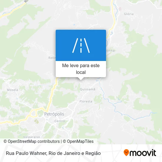 Rua Paulo Wahner mapa