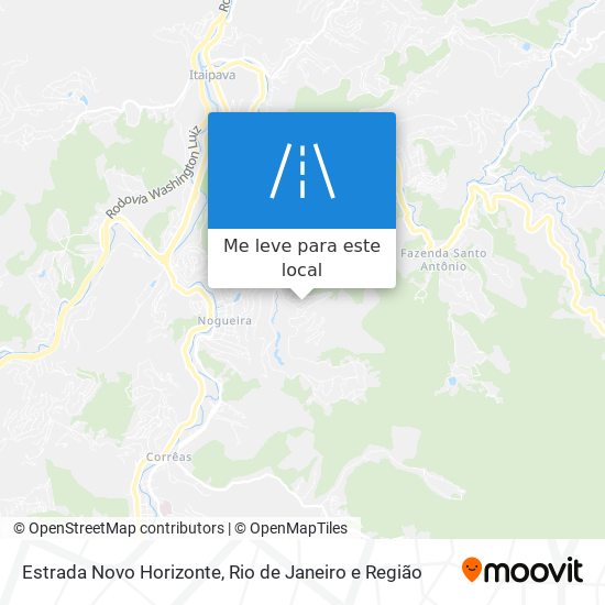 Estrada Novo Horizonte mapa