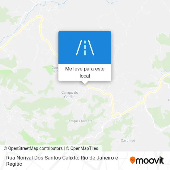 Rua Norival Dos Santos Calixto mapa