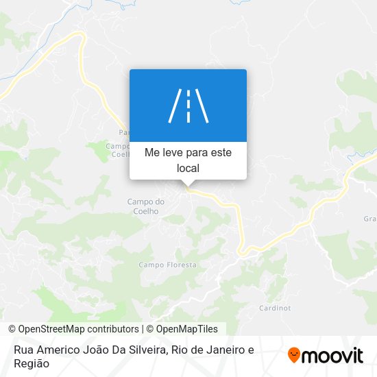 Rua Americo João Da Silveira mapa