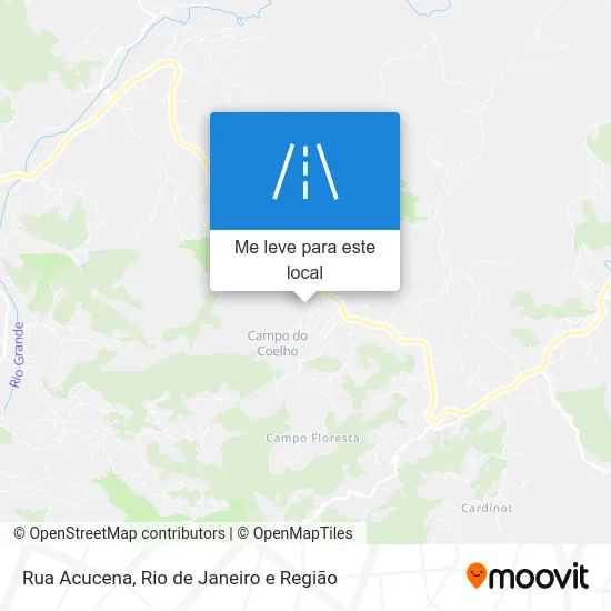 Rua Acucena mapa