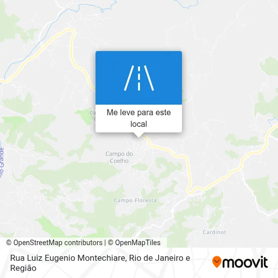Rua Luiz Eugenio Montechiare mapa