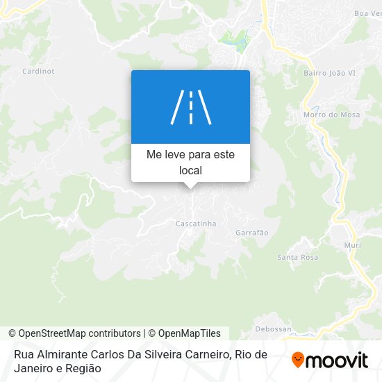 Rua Almirante Carlos Da Silveira Carneiro mapa