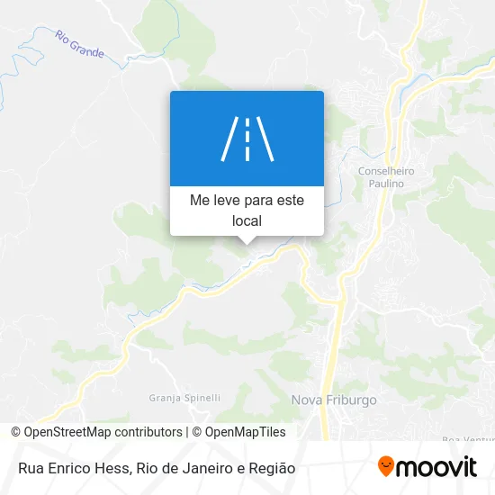 Rua Enrico Hess mapa