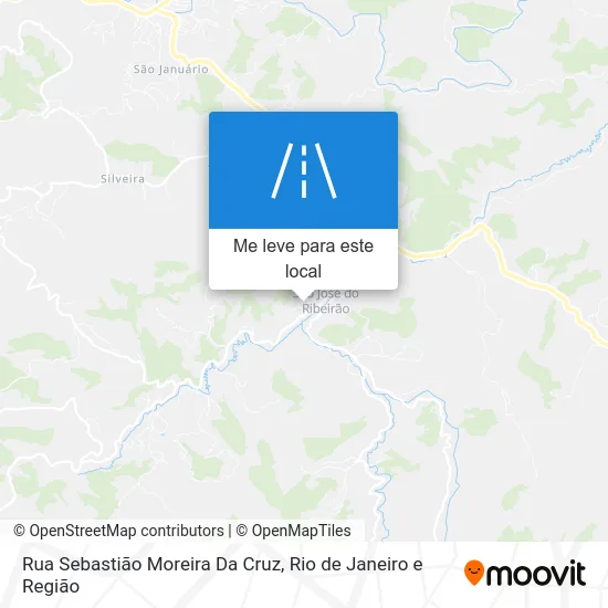 Rua Sebastião Moreira Da Cruz mapa