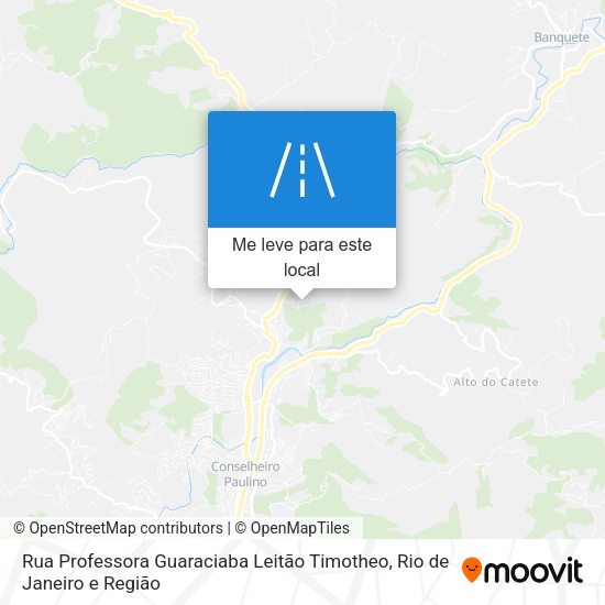 Rua Professora Guaraciaba Leitão Timotheo mapa