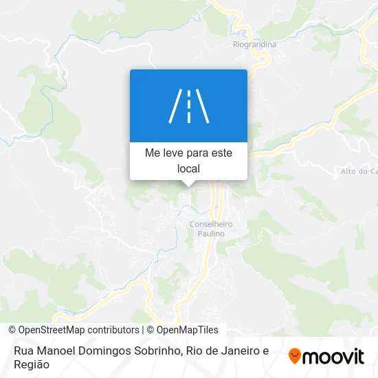 Rua Manoel Domingos Sobrinho mapa