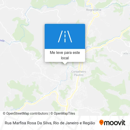 Rua Marfisa Rosa Da Silva mapa