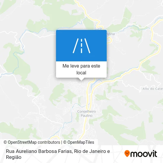 Rua Aureliano Barbosa Farias mapa