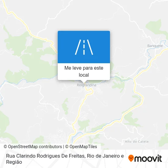 Rua Clarindo Rodrigues De Freitas mapa