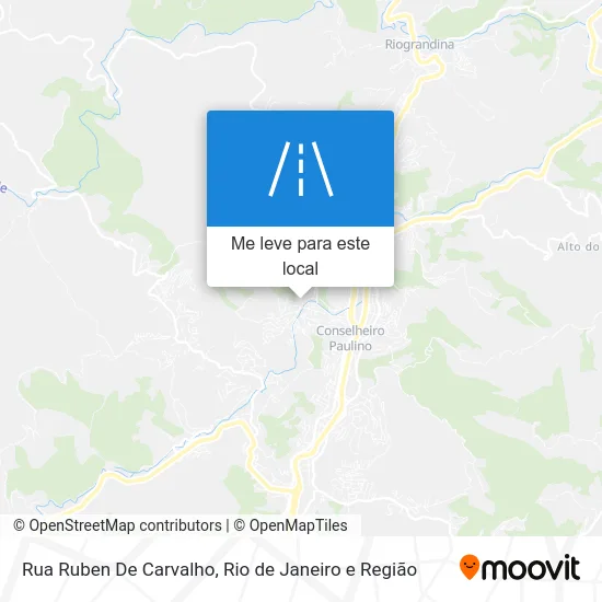 Rua Ruben De Carvalho mapa