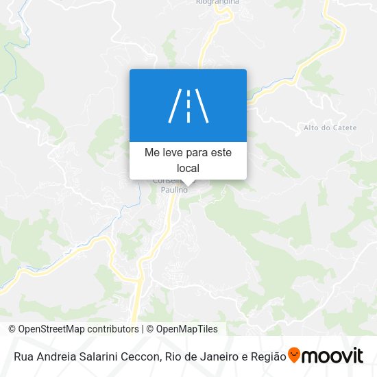 Rua Andreia Salarini Ceccon mapa