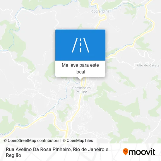 Rua Avelino Da Rosa Pinheiro mapa