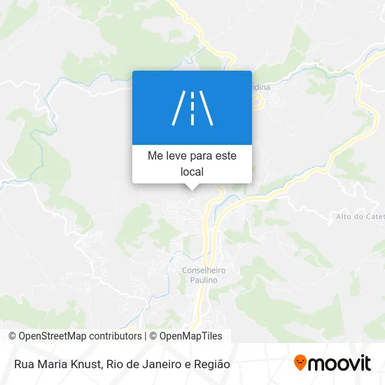 Rua Maria Knust mapa