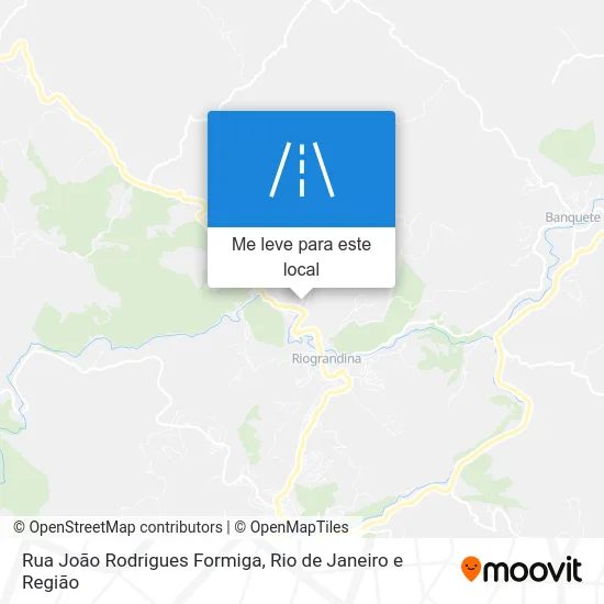 Rua João Rodrigues Formiga mapa