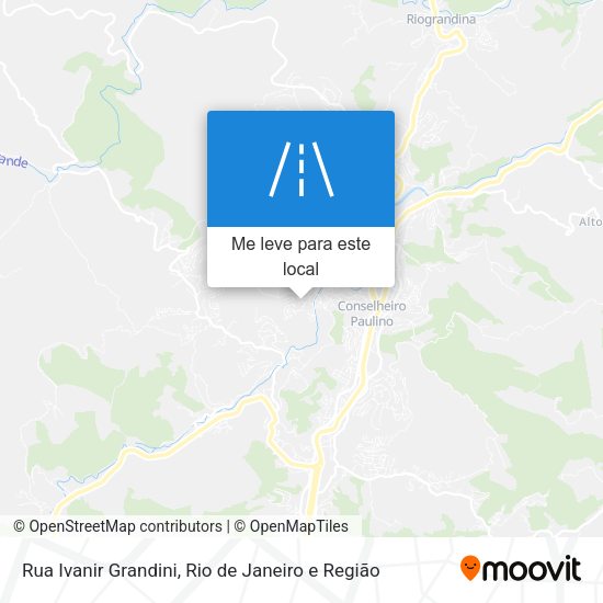 Rua Ivanir Grandini mapa
